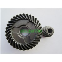 Electric Power Tool Metal Helical Tooth Spiral Bevel Gear Set for Bosch GWS6-100 Angle Grinder