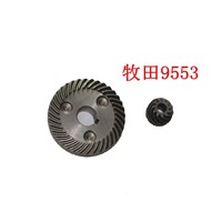 Repairing Part Metal Spiral Tooth Bevel Gear 2 in 1 Set for Makita 9553 Angle Grinder