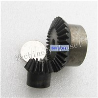 Bevel Gear 15Teeth 30Teeth ratio 1:2 Mod 2, 45# Steel Right Angle Transmission parts DIY Robot competition M=2