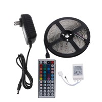 Multicolor Waterproof 5m 300 LED 5050 SMD RGB Strip Light 44 Key Remote DC 12V