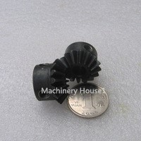 Bevel Gear a pair 16T 1.5 Mod M=1.5 Modulus Ratio 1:1 Bore 8mm 45# Steel Metal Right Angle Transmission parts machine parts DIY