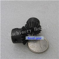 Bevel Gear a pair 20T Mod 1 M=1 ratio 1:1 Bore 6mm 8mm 45# steel right angle rectangle transmission parts motor accessories DIY