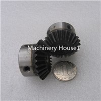 Bevel Gear a pair 24T Mod 1.5 M=1.5 ratio 1:1 Bore 8mm 12mm 45# Steel Right Angle Transmission parts tank model machine parts