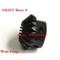 2PCS 1M20T  Bevel Gear  0.5 Mod M=0.5 Modulus Ratio 1:1 Bore 8mm Brass Right Angle Transmission parts machine parts DIY