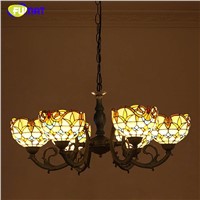 FUMAT Baroque Creative Pendant Lights Living Room Dining Room Large Lightings Warm Pendant Lamp Bar Restaurant LED Pendant Light