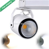 40W COB LED Ceiling Track Rail Light Spotlight Lamp Display Cabinet AC 85-265V  Warm/Cool White Shop Tracking Ceiling Fixture