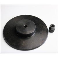 0.8M-20/120Teeths - Speed ratio-1:6 Umbrella gear surface hardening bevel gear-Dimaeter:17.5mm/96mm--2pcs/set