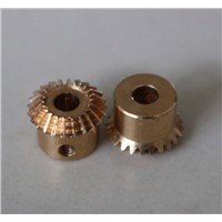 0.5M-24Teeths Precision copper bevel gear--inner hole:5mm