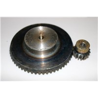 1M-18T/54T- 1:3 45steel Umbrella gear surface hardening bevel gear-Dimaeter:19mm/55mm
