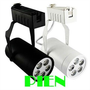 5W led track lights lamparas black Wall Spot ceiling lamp Kitchen dinning room High power white blue green by DHL 10pcs