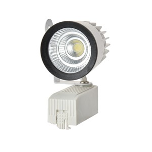 LED COB Track Rail Light 15W AC85- 265V Spotlight Adjustable Rail Track Lighting lamp for Mall Exhibition Office black/white