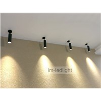 led ceiling light spot 5W 7W COB wall spot led Bridgelux warm / netural / cold white adjustable spotlight free ship 30pcs