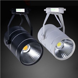 Free Shipping LED Track Light 30W COB Rail Lights Spotlight Equal 200W Halogen Lamp Warm Cold Natural White 85-265V/AC