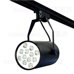 Hot sale 12w LED Track Light AC85-265V White/Black supermakret store spot lamps Decorate track lighting led bright