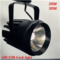 20pcs/lot 30W COB LED Track Light Bulb Taiwan Epistar chip spot light 85-265 Volt LED Wall Track Lighting 30W