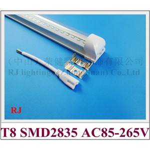integrated LED tube lamp light 0.6M 9W / 0.9M 15W / 1.2M 20W / 1.5M 25W / 1.8M 30W / 2.4M 40W (optional) T8 SMD2835 AC85-265V
