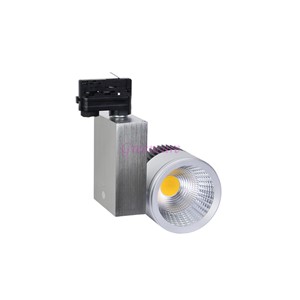 360 Degree Rotatable10pcs/lot 30W COB LED Track Light Commercial LED spot light  110-240V Non Diimable 3000-6000K