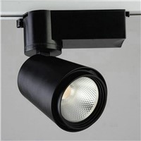 LED track light 20W 30W COB track lighting warm white cold white 110v 220v shop LED track lights Free shipping
