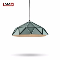 Nordic Pendant Lights For Home Lighting Modern Hanging Lamp Iron Lampshade LED Bulb Bedroom E27 Metal Kitchen Light