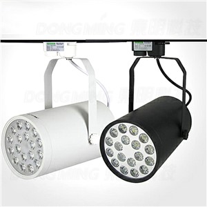 High Power White/Black Ce&amp;RoHS 18w LED track light  supermakret store spot lamps led spot track lighting