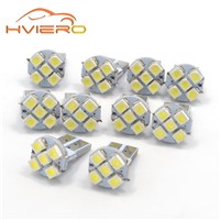 Wholesale White T10 5smd 5 smd 1210 3528 Wedge Automotive Auto Bulb led Car Lighting World wide side marker Lamp tail light