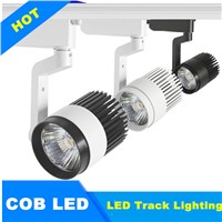 2PCS  110 V 220 V LED spotlight rail track light lamp 30W COB LED track light