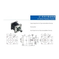 New planetary speed reducer 1:10 motor reducer fit for the Shaft length 9MM Shaft Diameter 8MM can press about 1 TN