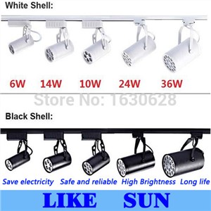 FREE SHIPPING Cool white Led Track Light 36W 120 Beam angle Led Ceiling Spotlight AC 85-265V led spot lighting + CE ROHS CSA UL