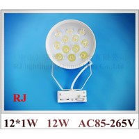 high power LED rail spot lamp light LED track light spotlight 12W AC85-265V 12LED 12*1W white/warm white CE ROHS free shipping
