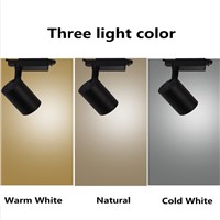 15pcs  10W COB LED track light led rail lamp leds spotlights iluminacao lighting fixture for shop store spot