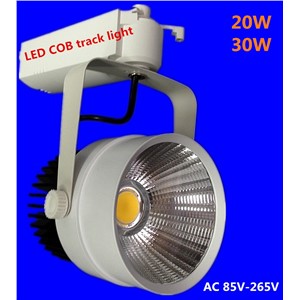 LED Track Light 30W COB Rail Light Spotlight Lamp Replace 300W Halogen Lamp 110v 120v 220v 230v 240v Warm/Cold/ Natural White