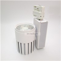 LED track lights 30W 4 wire 3 phase art deco wall lamp warm / netural / cold white in white black LED track lamp