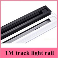 1m LED track light rail track lighting fixture rail for track lighting Universal rails,track lamp rail,free shipping(10pcs/lot)