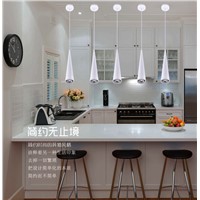 Cone/Straight 12W morden led pendant lamp for dinning room cob downlight spotlights bar creative decorative hanging lamp