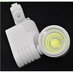 Free shipping COB 30W LED Track light Super 30W LED Spotlight Lamp ,Warm White.Cool White,100LM/W, 85-265v