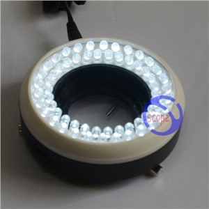 FYSCOPE 60pcs LED Microscope Ring Light + Adapter Microscope Led Illuminator 80000LM LED light