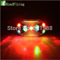 9 LED Rear Tail Red Bike Bicycle Back Light cycling Safety Warning lights free shipping Brand new Multiple shiny Strobe lamp