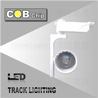 2015 Best product 30W COB led track light decorative supermarket store spot lamps warm white/white 2pcs