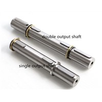Double shaft NMRV030 Worm gear reducer output shaft