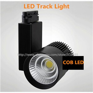 DHL10PCS LED Track Light 20W COB Rail Light Spotlight Lamp Replace  110v 120v 220v 230v 240v Warm/Cold/ Natural White