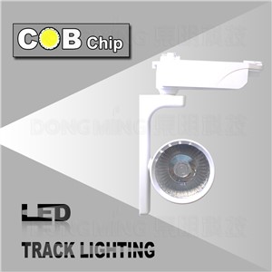 2015 Best product 30W COB led track light decorative supermarket store spot lamps warm white/white 2pcs