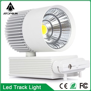 Free Shipping Wholesale 20W  COB LED Track light, 85-265 Volt LED Wall Track lamp business lighting rail track lighting