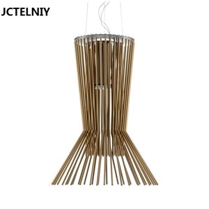 Fashion iron pendant light engineering brief pendant light Cage design droplight