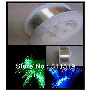 LED fiber optic light,end  glow 2 mm  fiber cable  350m /roll    for optic light  and plastic  fiber optic  chandelier,