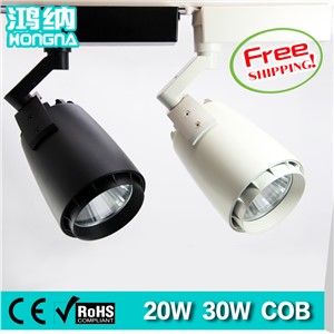 Free Shipping 20W LED Track Lights COB Track Lighting AC110V/220V Clothing Shop/Shopping Mall/Home/Exhibition Room