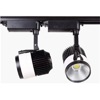 Free Shipping 30W Warm Cold White COB LED Track Light Bulb Taiwan Epistar chip spot light AC85-265V LED Wall Track Lighting