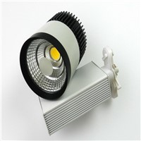 Free Shipping 30W Led Track light Lamp 85-265V Warm/Cold White Black+White Shell for lighting art gallery exhibition lights