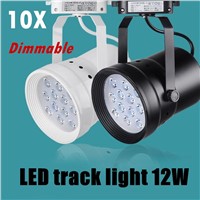 LED Track Light Dimmable 12W  Rail Lamp 130-140lm/W Spotlight Shoe Clothing Store Shop Lights Supermarket Indoor Lighting