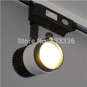 Wholesale LED lights 20W 20pcs COB Led Track Light Bridgelux Spot Wall Lamp AC85-265V Soptlight Tracking led light Free shipping