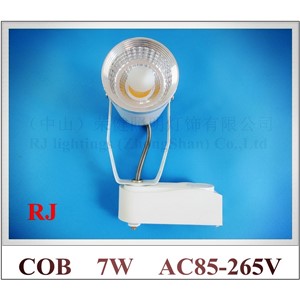 Epistar COB LED rail spot light tracking light exhibition track light COB 7W constant current driver inside AC 85V-265V input